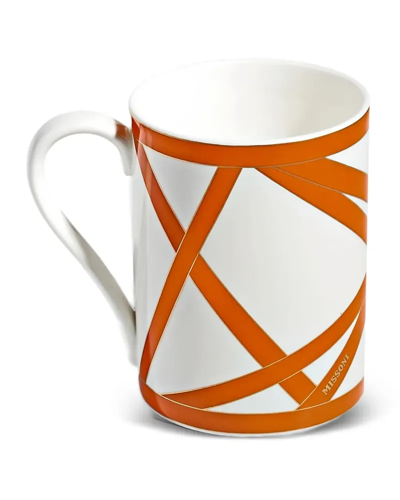 Missoni Home Nastri geometric-print mug - Weiß Weiß