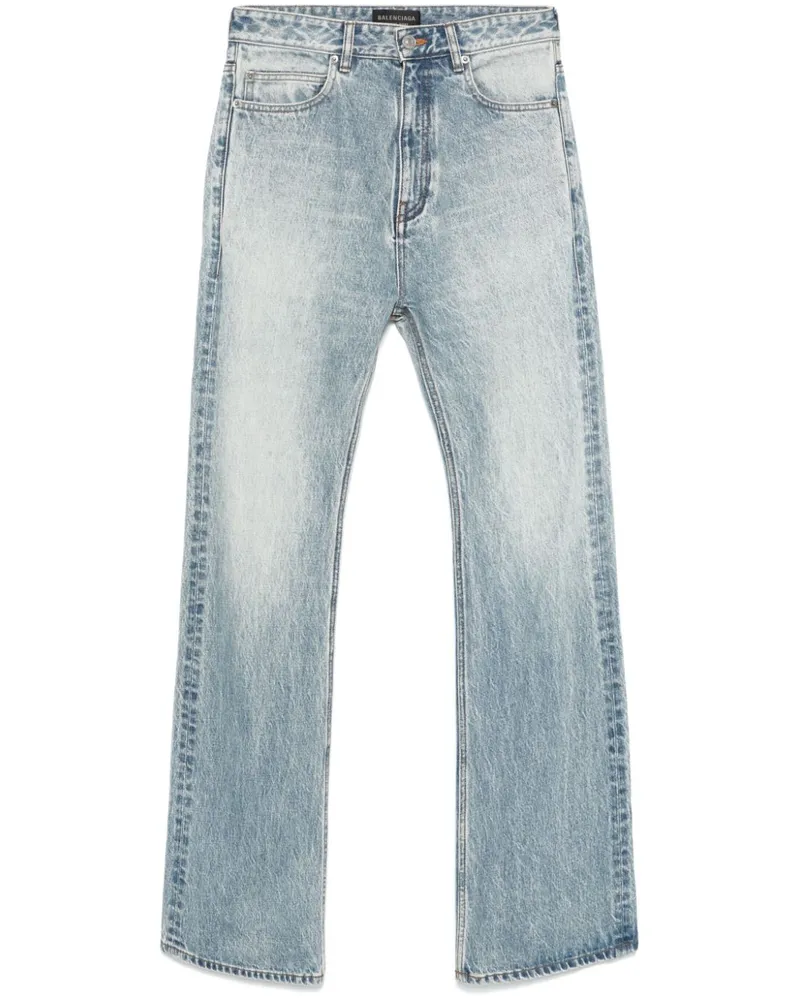 Balenciaga Ausgestellte Jeans - Blau Blau