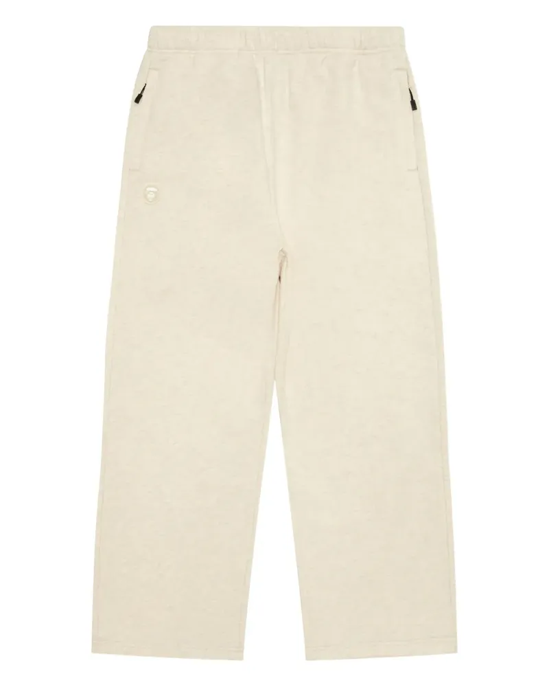 BAPE Jogginghose mit Logo-Patch - Nude Nude