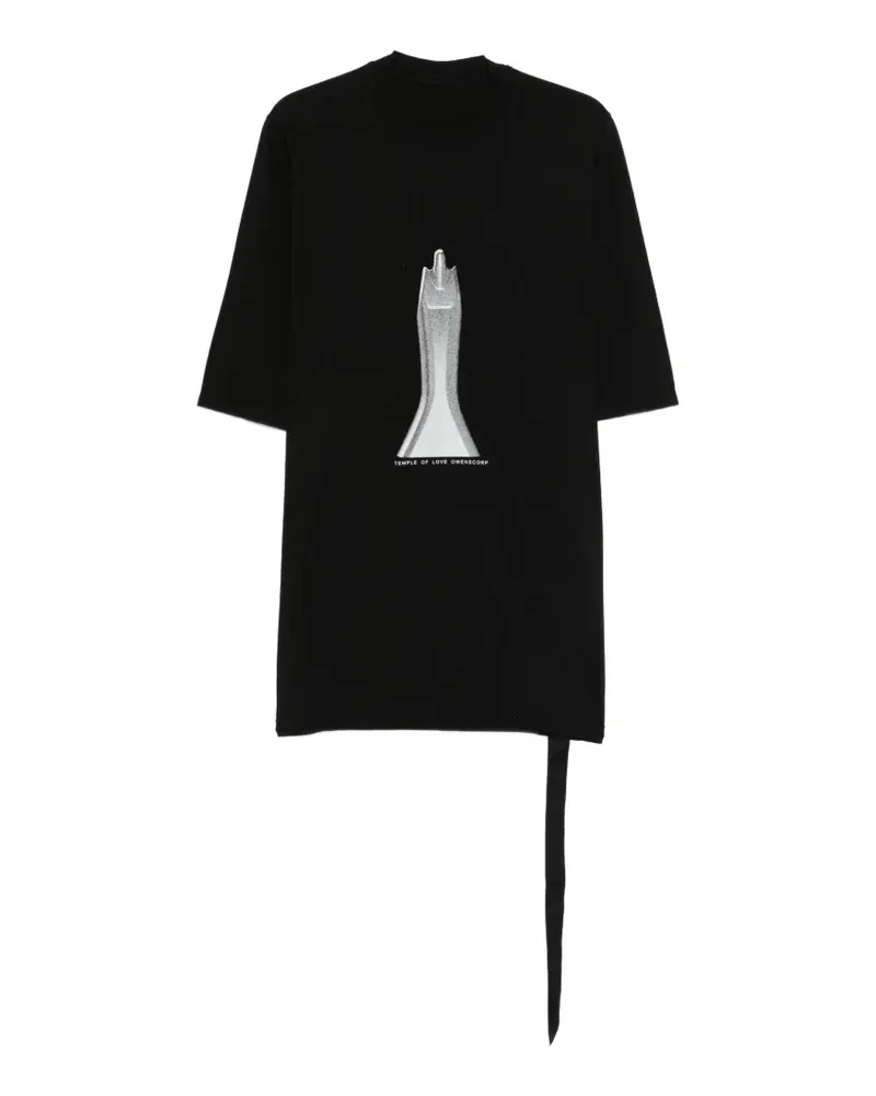DRKSHDW by Rick Owens Jumbo graphic-print T-shirt - Schwarz Schwarz