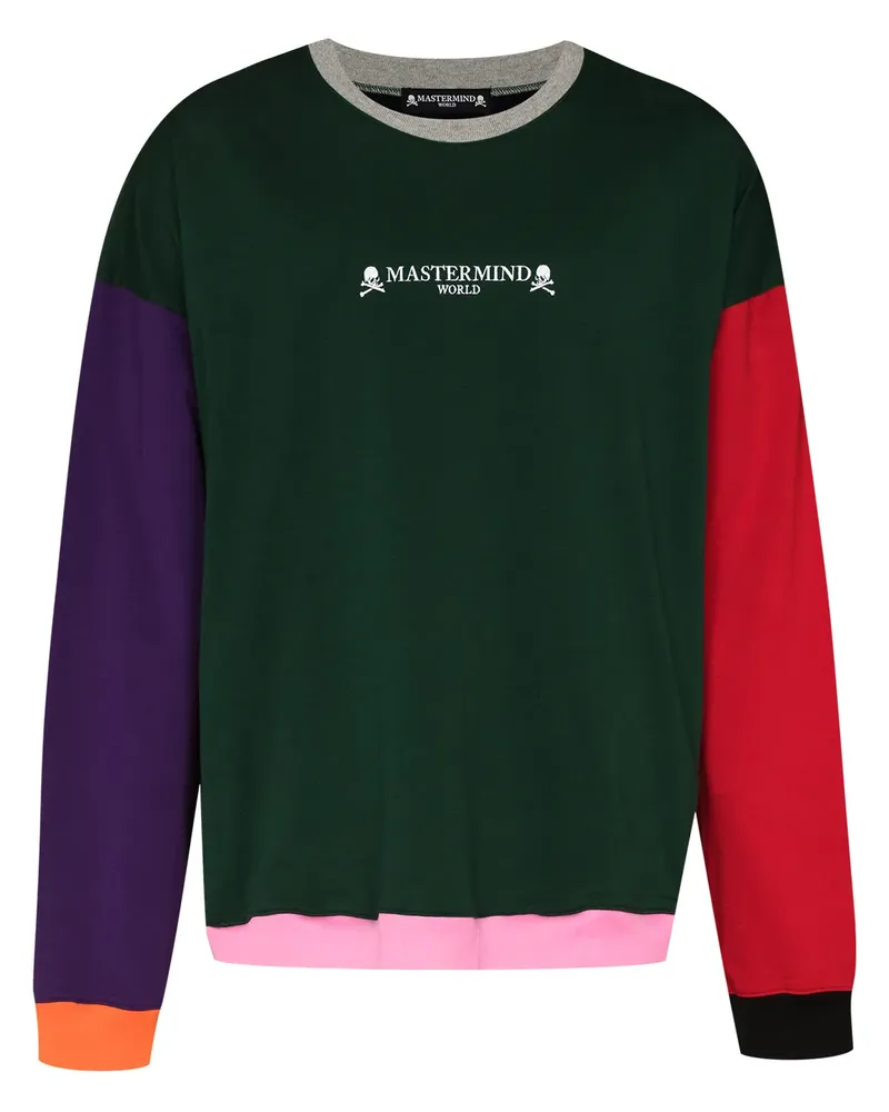 Mastermind Japan Sweatshirt mit Logo-Print - Grün Grün