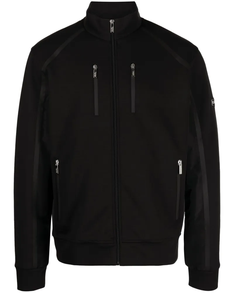 Karl Lagerfeld Jacke mit Logo-Applikation - Schwarz Schwarz