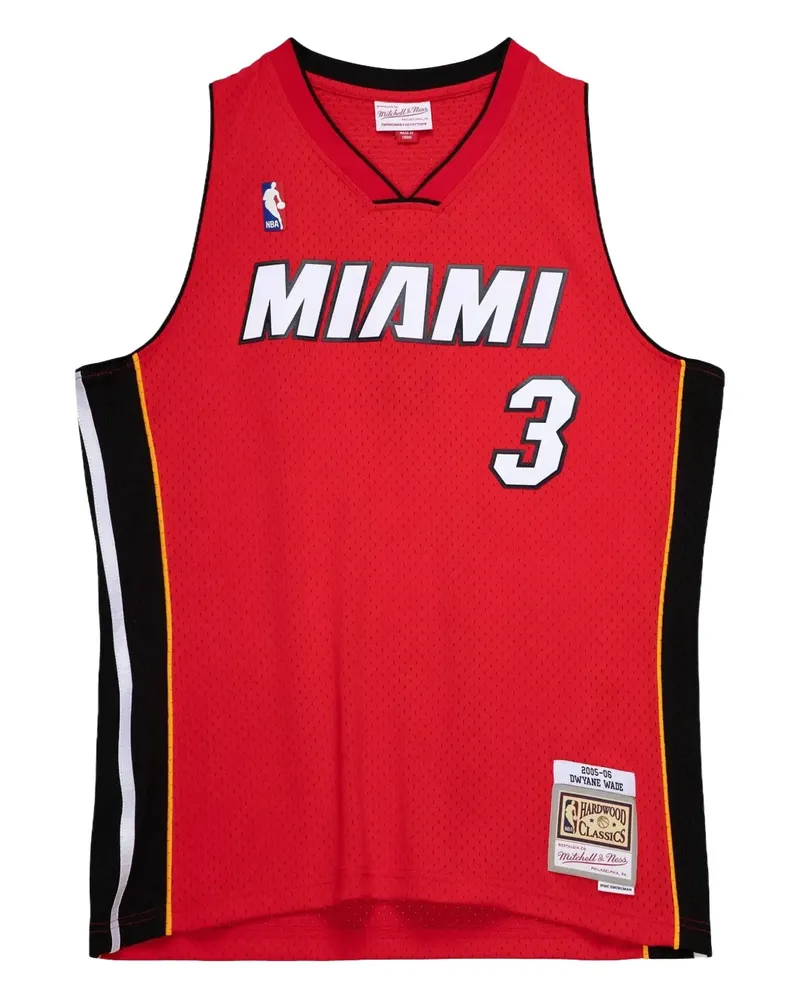 Mitchell & Ness x NBA Heat 2005 Dwyane Wade Alternate Tanktop - Rot Rot