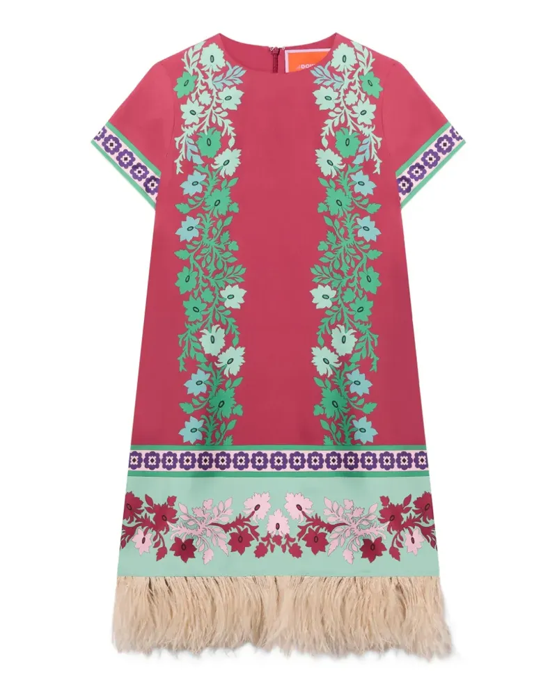 La DoubleJ Kleid mit Fransen - Rot Rot