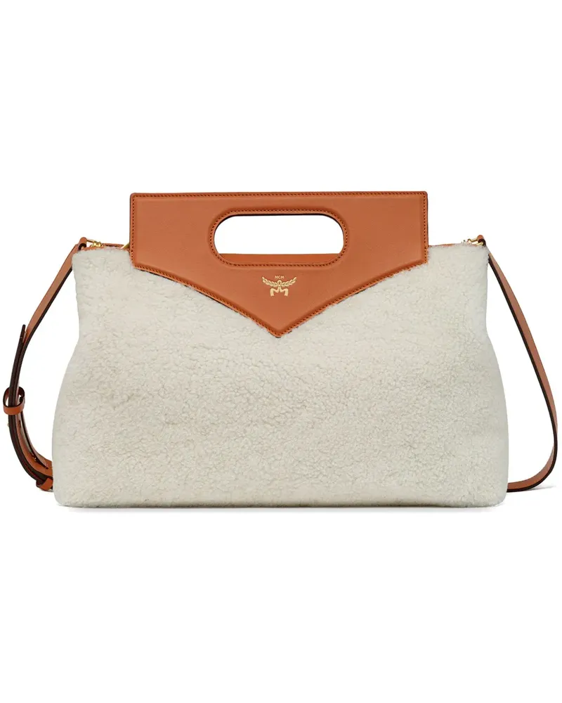 MCM Gesteppte Handtasche - Weiß Weiß