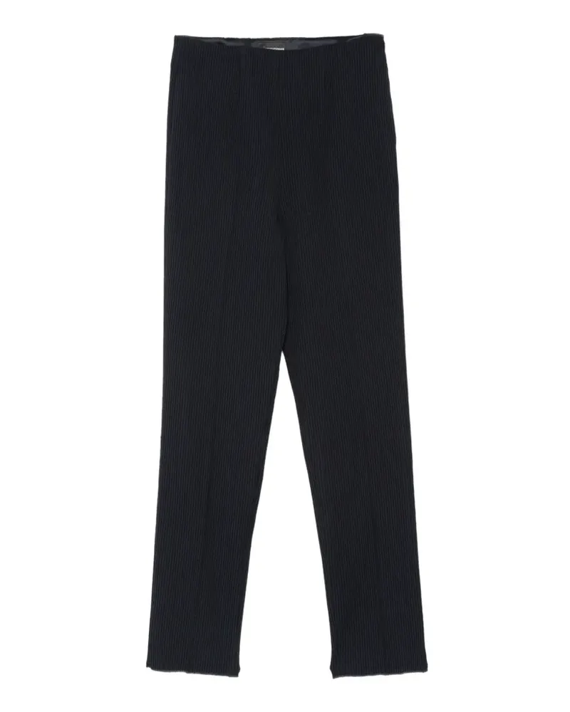 Emporio Armani Gerippte Hose - Blau Blau