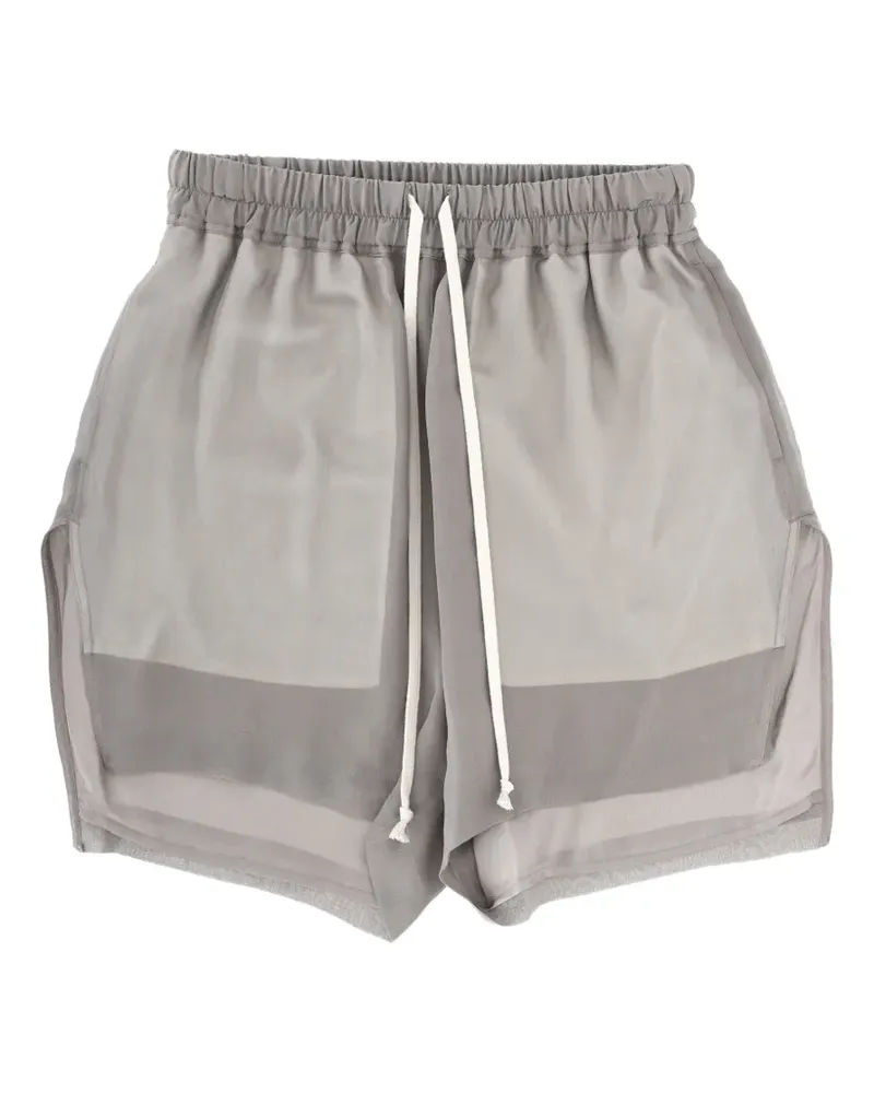 Rick Owens Boxers Shorts mit Kordelzug - Grau Grau