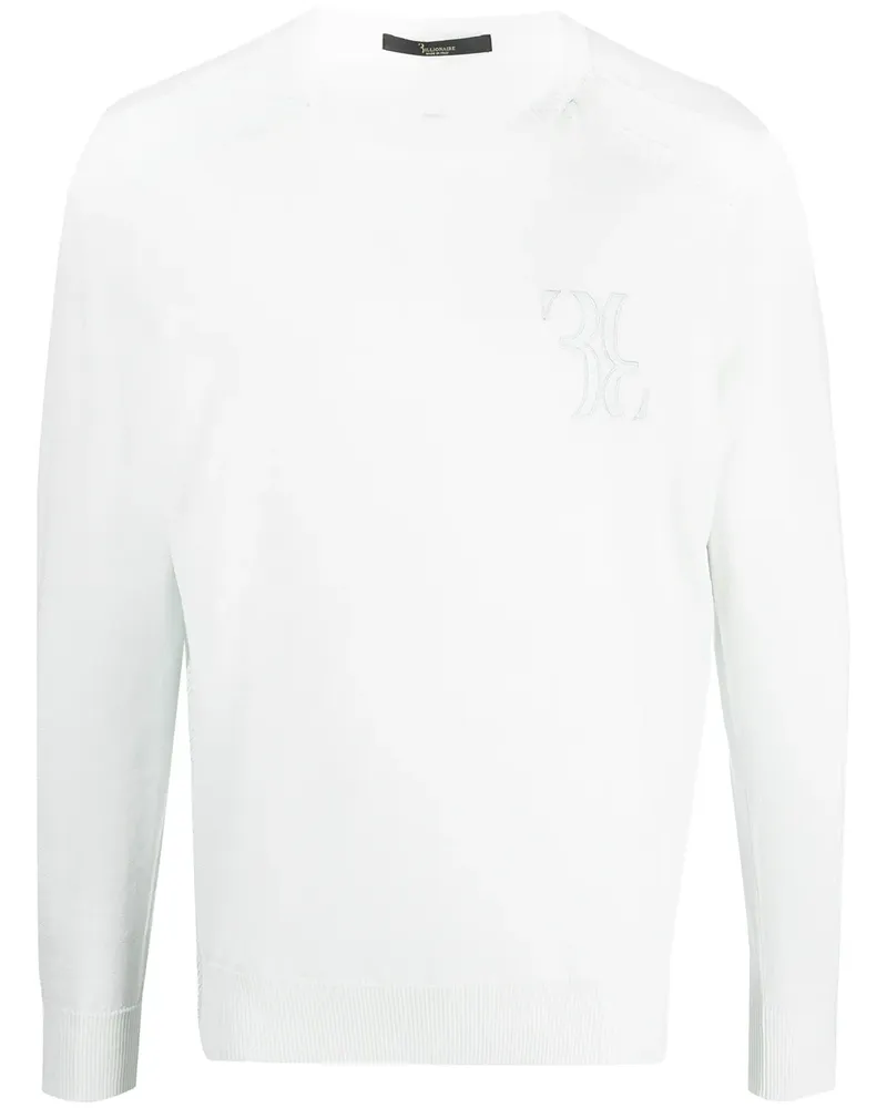 Billionaire Pullover mit Logo-Stickerei - Blau Blau