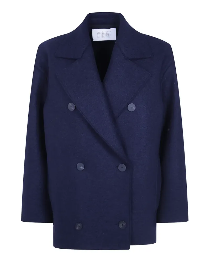 Harris Wharf London double-breasted coat - Blau Blau