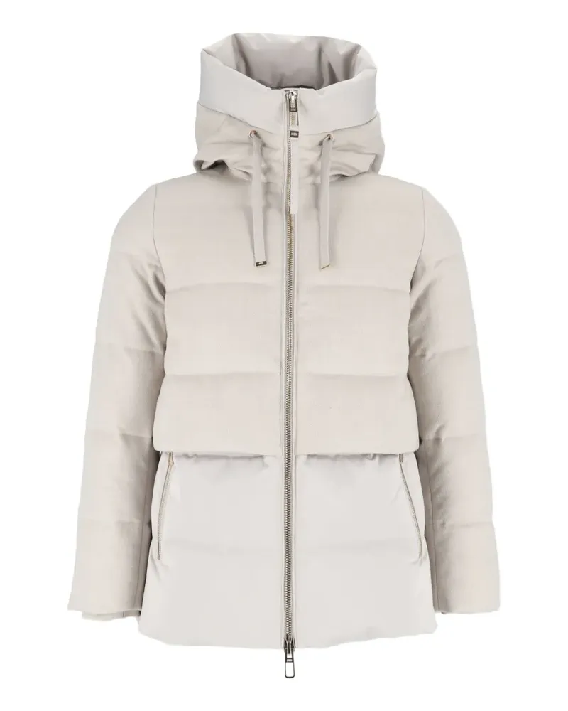 DUNO Gefütterte Kapuzenjacke - Grau Grau