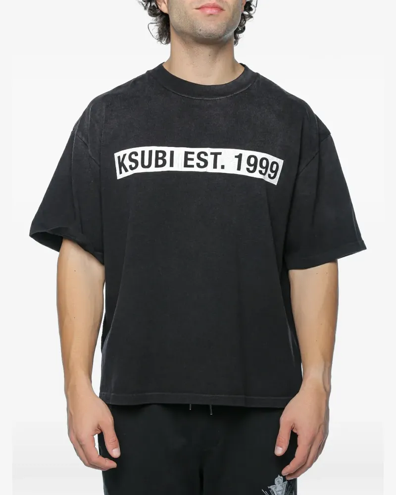 ksubi Kings Halen T-Shirt mit Logo-Print - Schwarz Schwarz