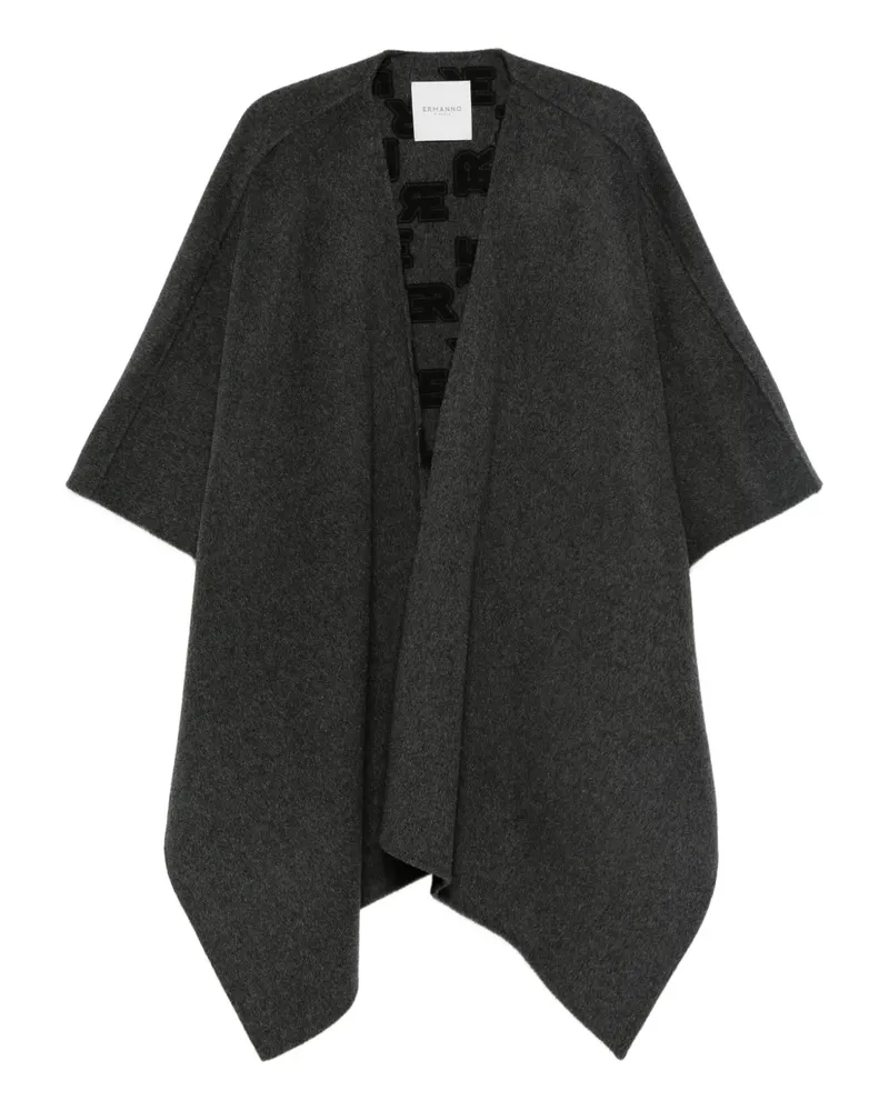 Ermanno Scervino Cape aus Wolle - Grau Grau
