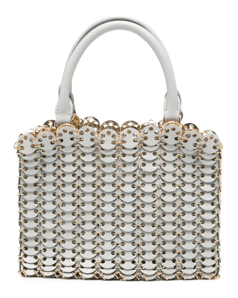 Paco Rabanne 1969 disc-embellished tote bag - Nude Nude
