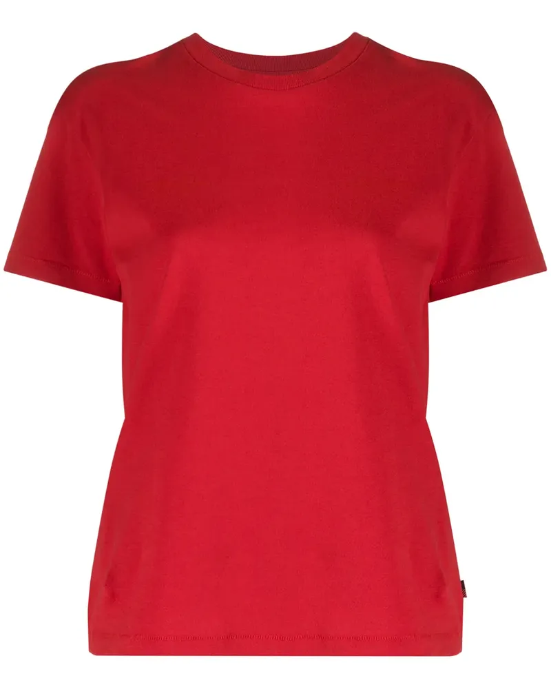 Woolrich T-Shirt mit Logo-Print - Rot Rot