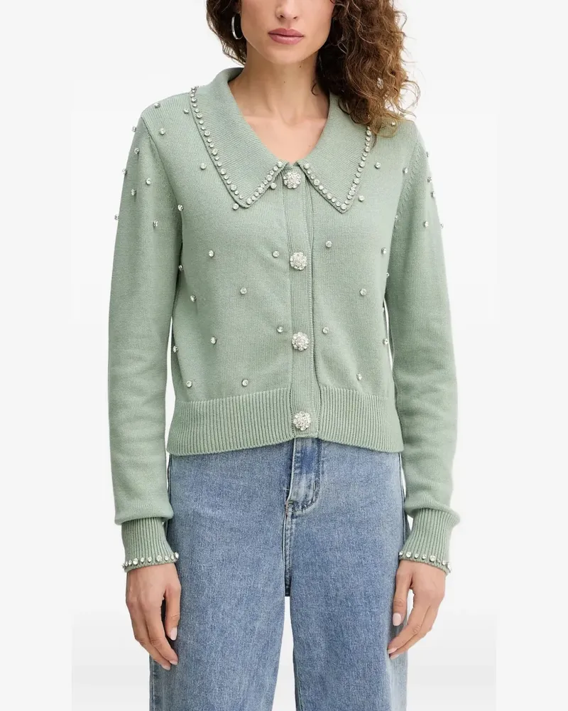 Silvian Heach embellished-collar cardigan - Grün Grün