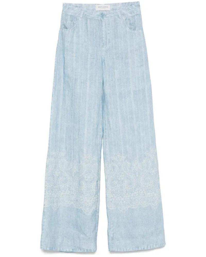 Ermanno Scervino Gestreifte Hose - Blau Blau