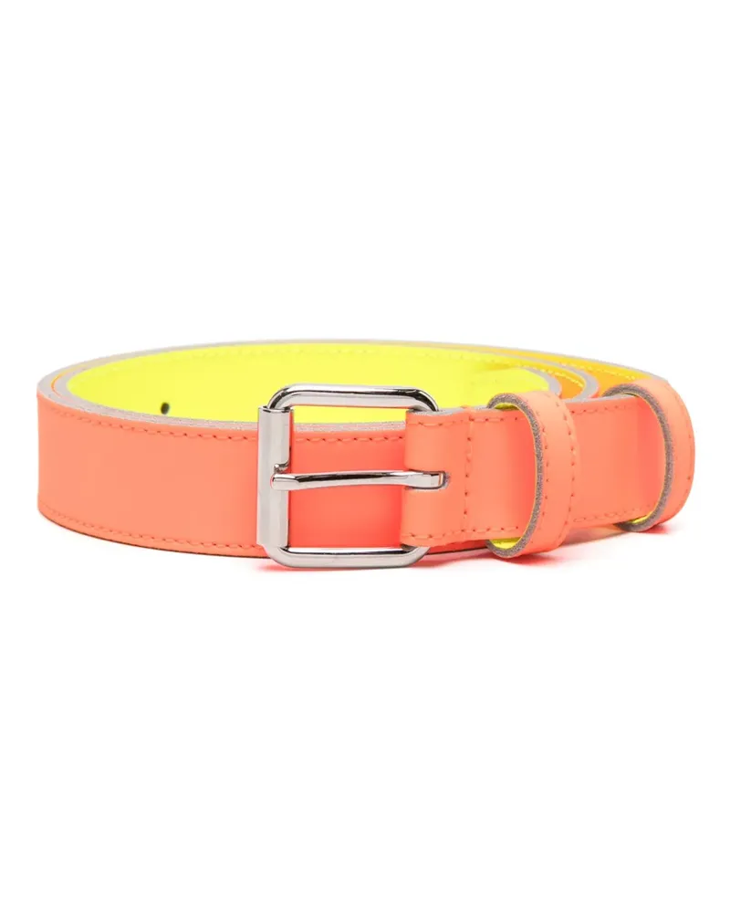 Comme des Garçons Super Fluo Ledergürtel - Orange Orange