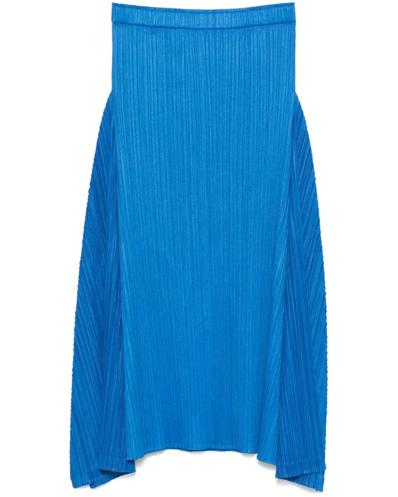 Issey Miyake Thicker Bottoms 2 Midirock - Blau Blau