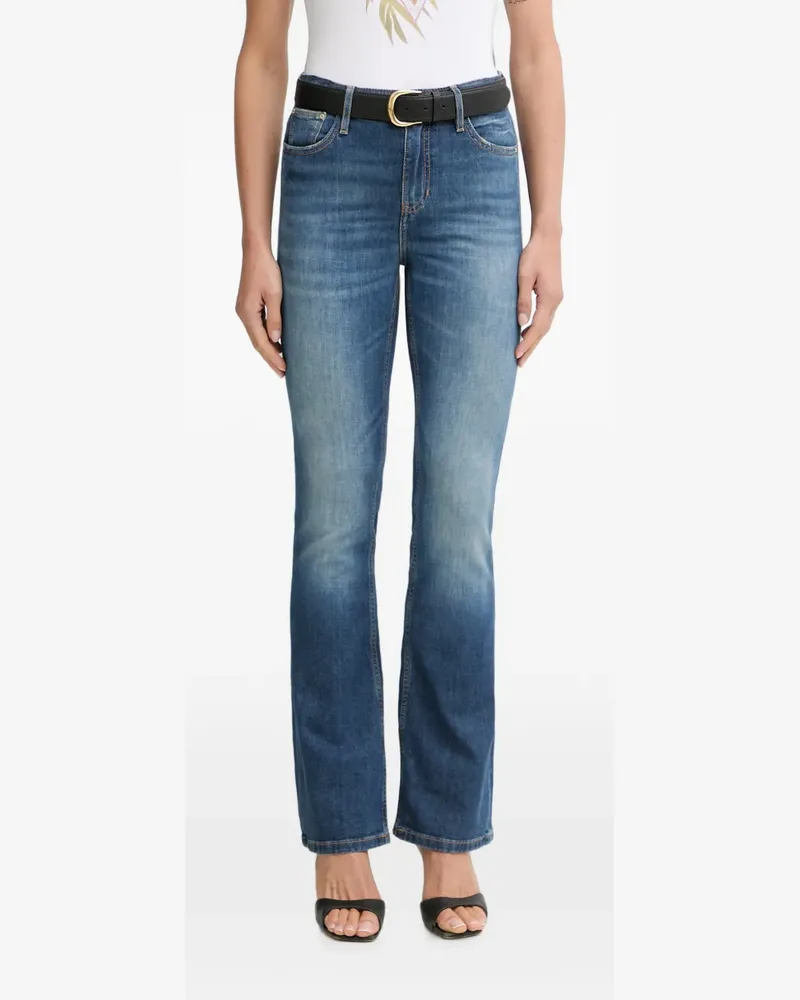 Guess logo-patch pocket jeans - Blau Blau