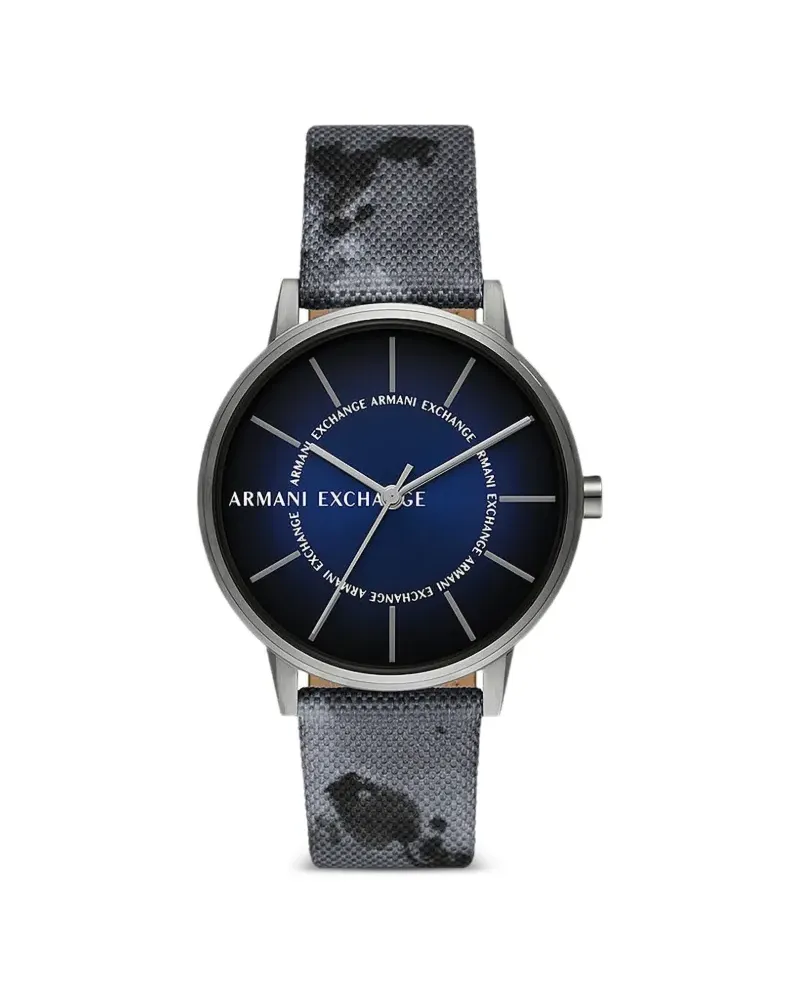 Armani Exchange Runde Armbanduhr 42mm - Schwarz Schwarz