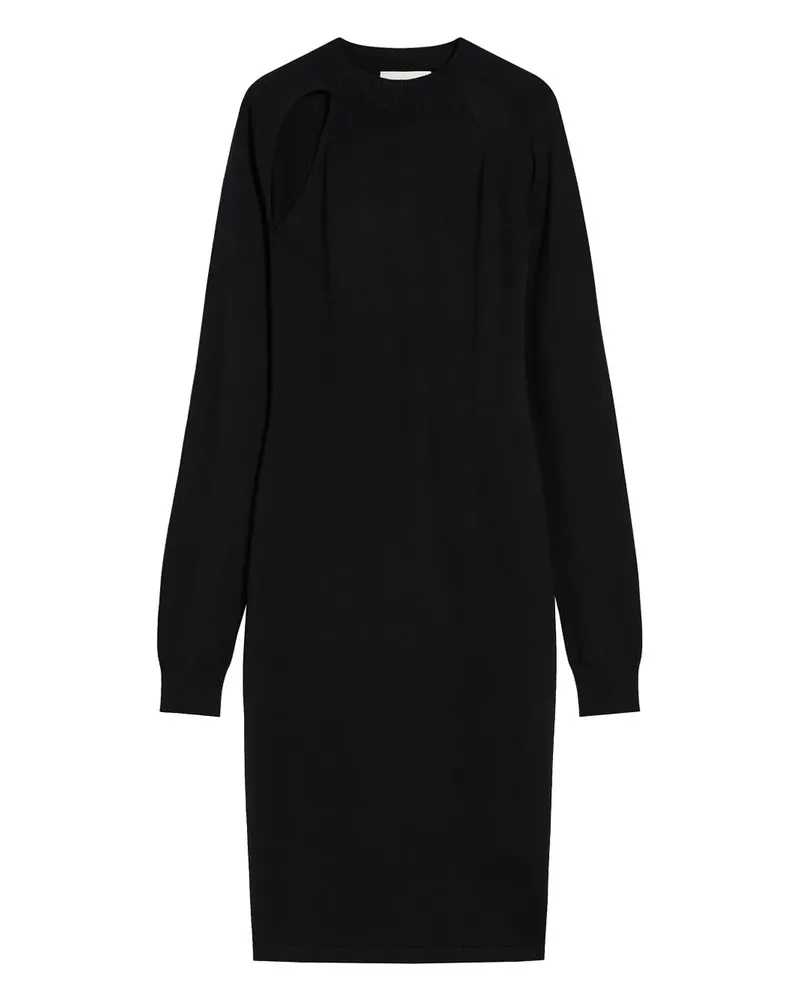 SPORTMAX Kleid mit Cut-Outs - Schwarz Schwarz