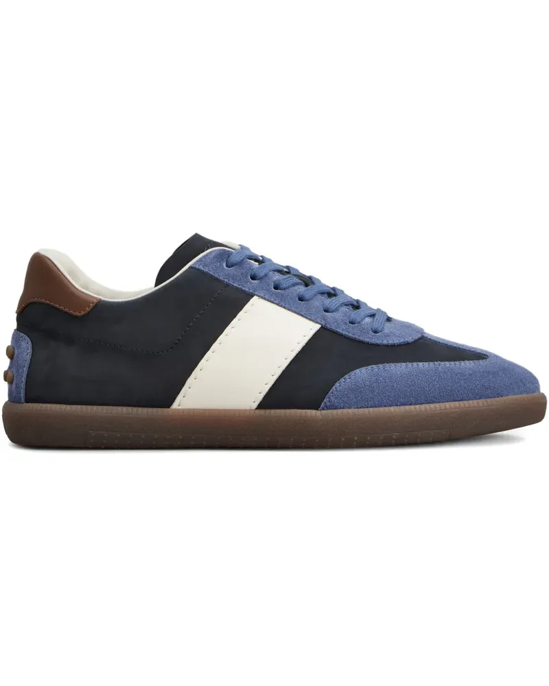 TOD'S Sneakers mit gestreiftem Einsatz - Blau Blau