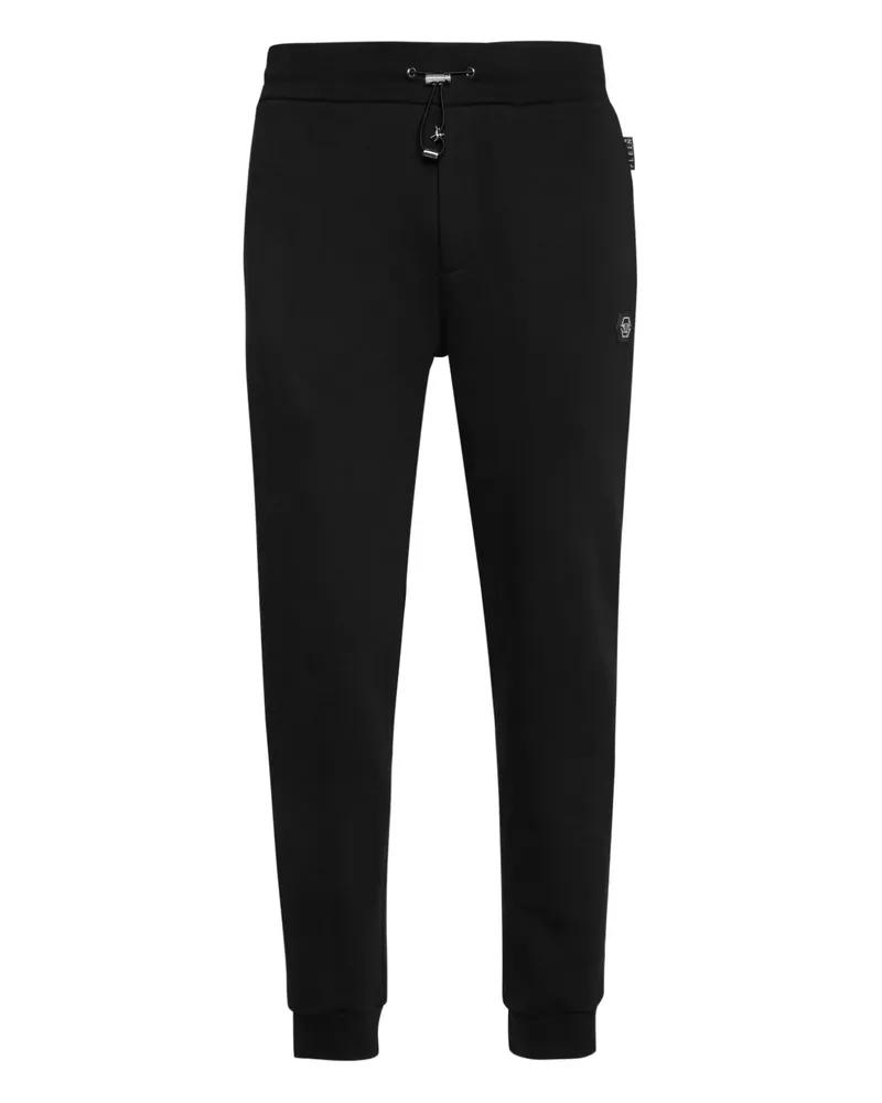 Philipp Plein Jogginghose mit Logo-Stickerei - Schwarz Schwarz