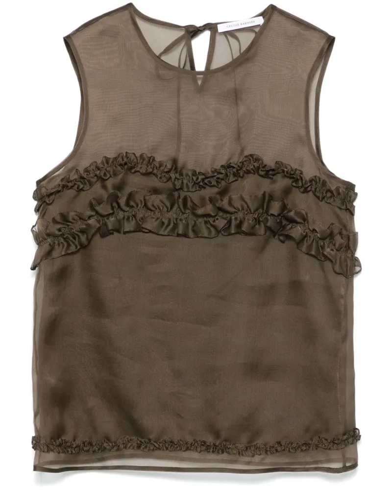 Cecilie Bahnsen Orietta Bluse - Braun Braun