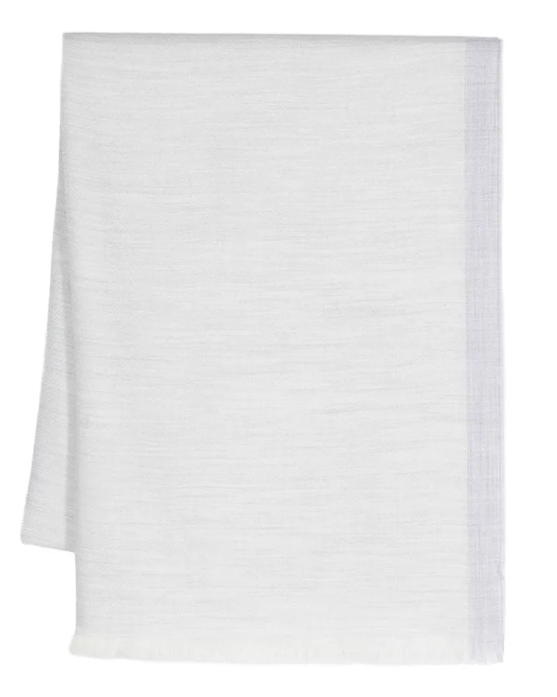 Eleventy Fein gestrickter Schal - Grau Grau