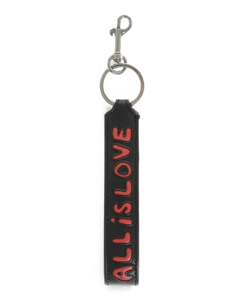Stella McCartney Schlüsselanhänger mit Logo-Prägung - Schwarz Schwarz