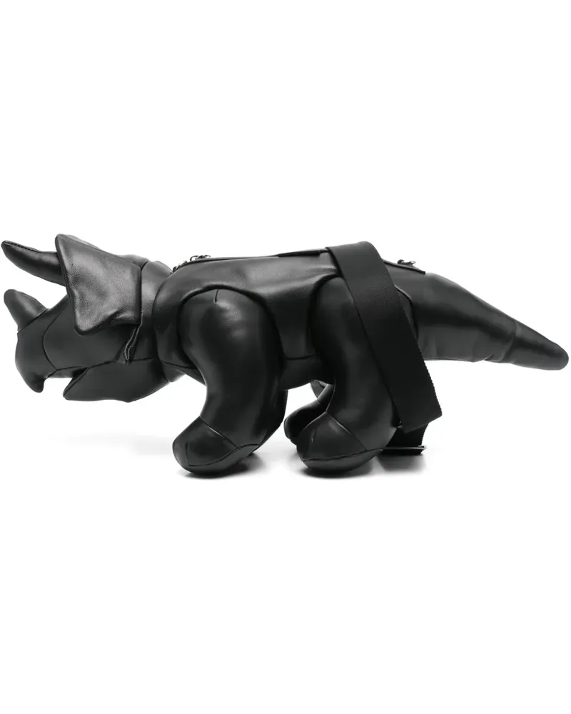 MIHARAYASUHIRO Umhängetasche in Nashornform - Schwarz Schwarz