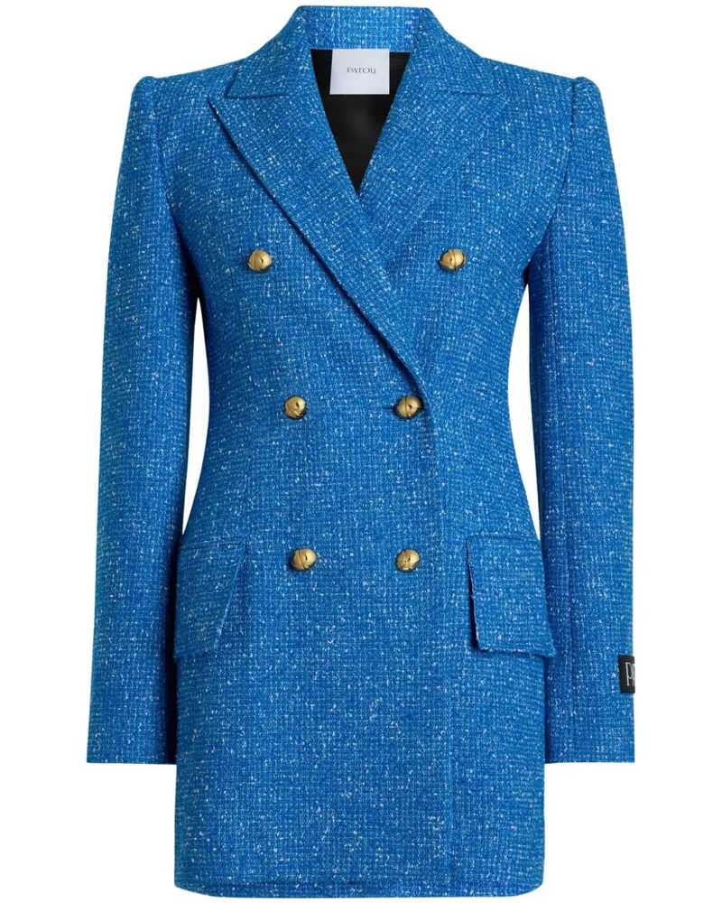 Patou Doppelreihiger Blazer - Blau Blau