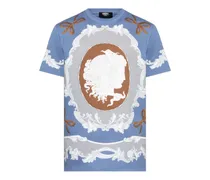 T-Shirt mit Medusa - Blau