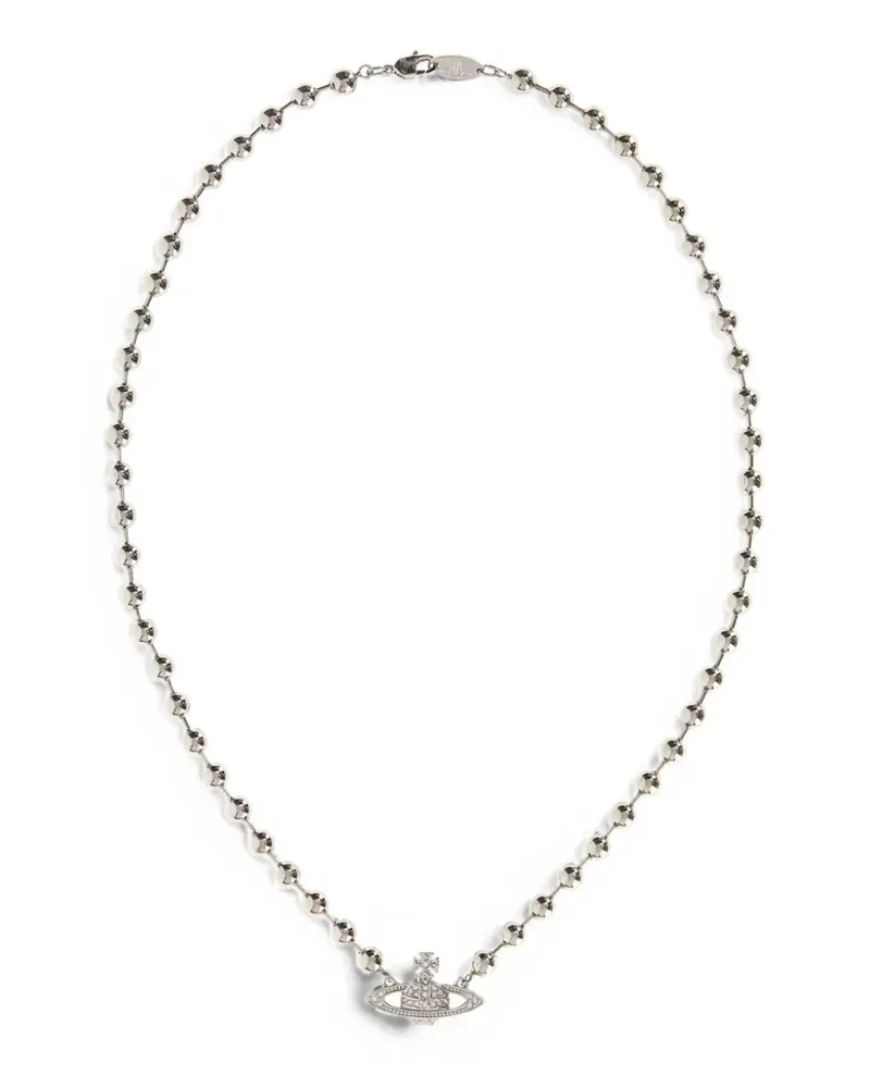 Vivienne Westwood Thames Mini Bas Relief necklace - Silber Silber