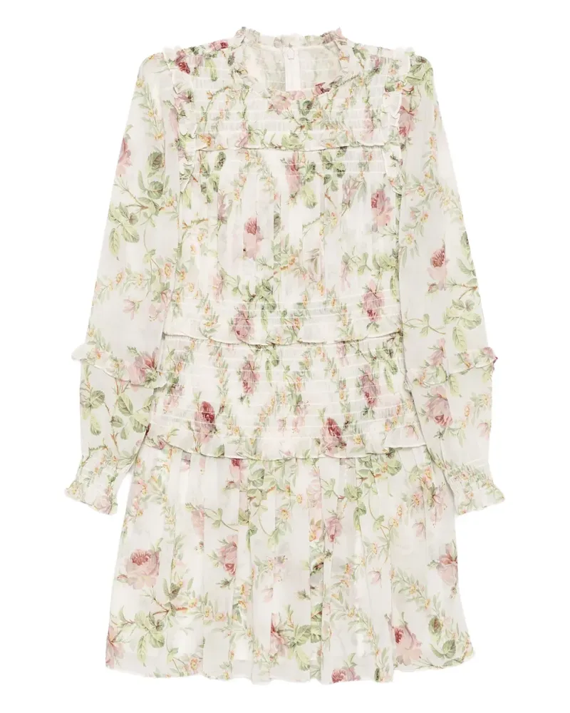 Needle & Thread Colette's Rose Emilia Minikleid - Nude Nude