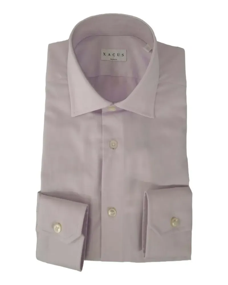 XACUS tailor-fit long-sleeve shirt - Violett Violett