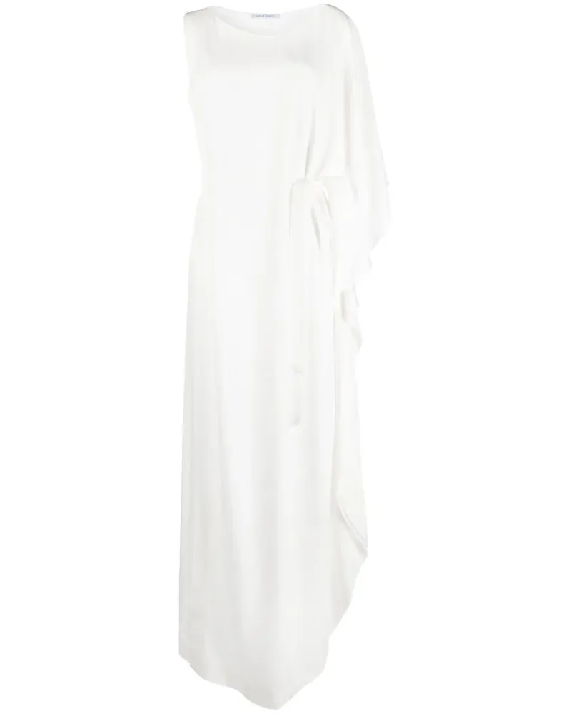 Alberta Ferretti Drapierte One-Shoulder-Robe - Weiß Weiß