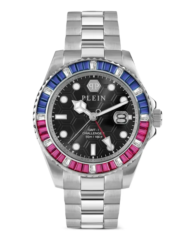 Philipp Plein GMT-I Challenger Baguettes Armbanduhr 44mm - Schwarz Schwarz