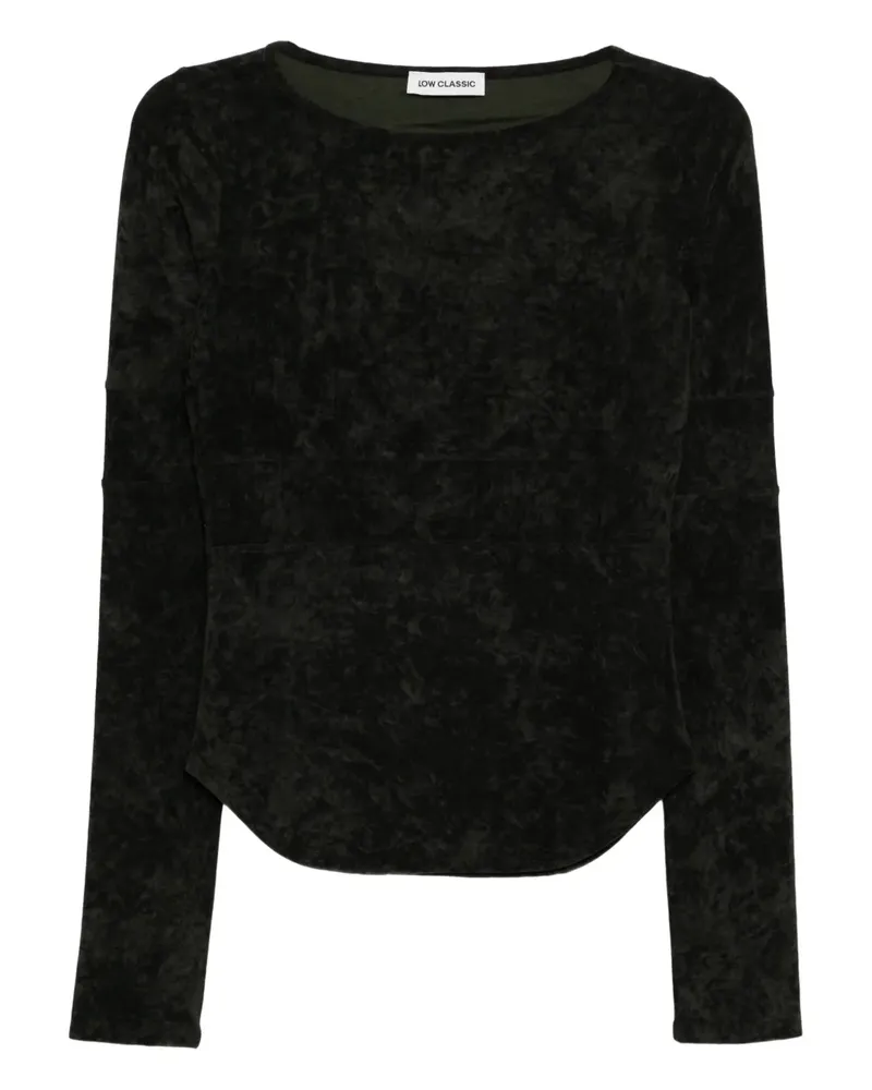 LOW CLASSIC Top mit Corsage - Braun Braun