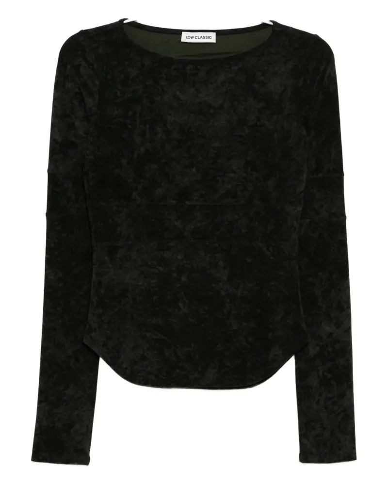 LOW CLASSIC Top mit Corsage - Braun Braun