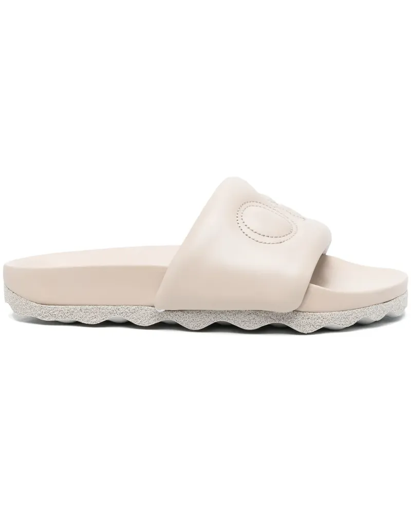 OFF-WHITE Bookish Schwamm Pantoletten - Nude Nude