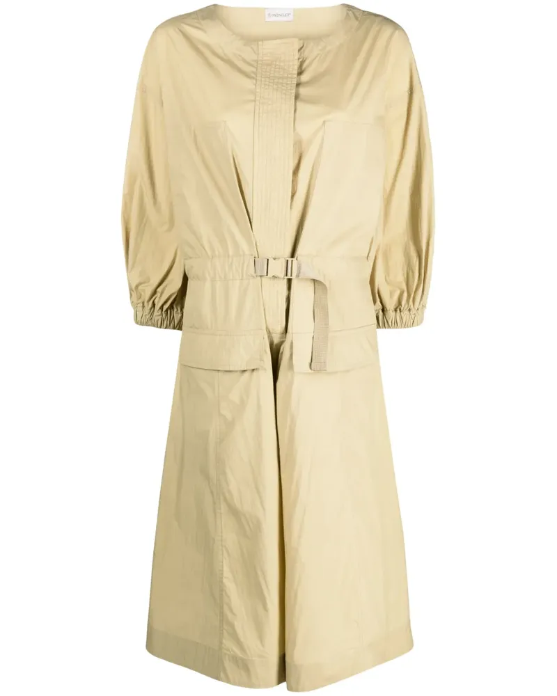 Moncler Kleid mit Gürtel - Nude Nude