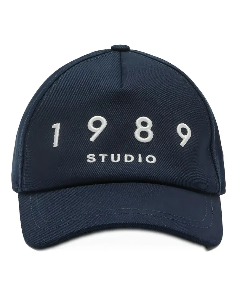 1989 STUDIO Baseballkappe mit Logo-Stickerei - Blau Blau