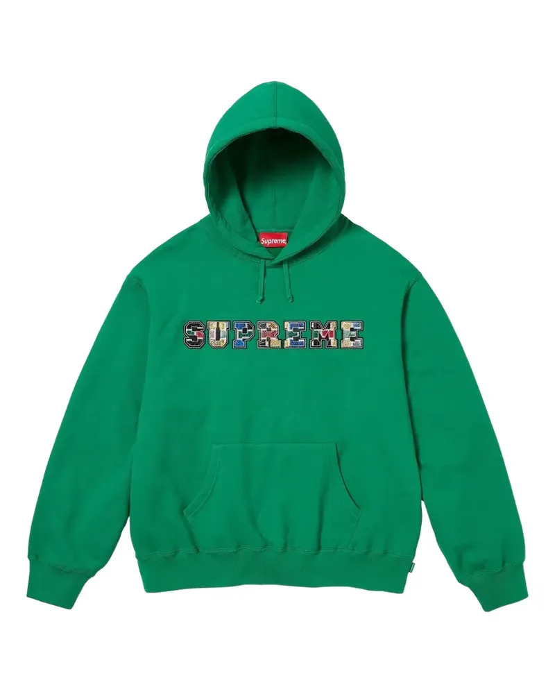 Supreme Being patchwork sweatshirt - Grün Grün