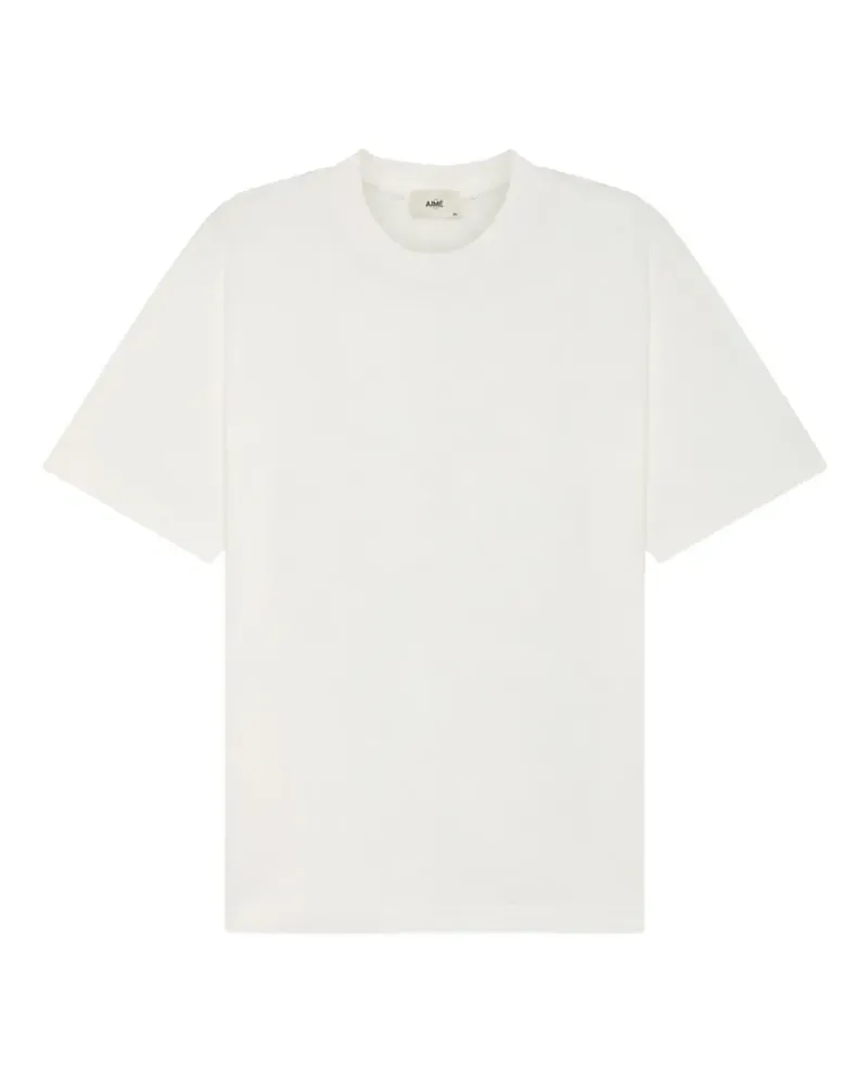 AUTRY tonal-logo cotton T-shirt - Nude Nude