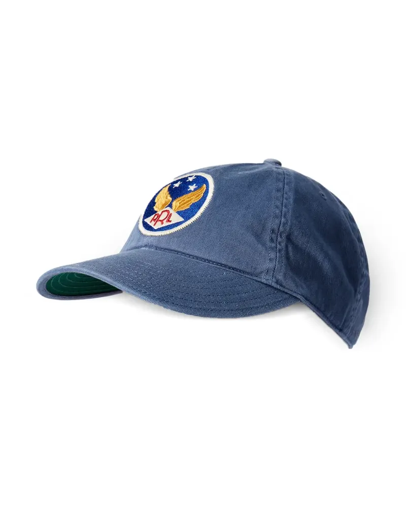 Ralph Lauren Baseballkappe mit Logo-Patch - Blau Blau