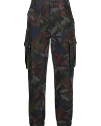 Zadig & Voltaire Cargohose mit Ikat-Print Blau