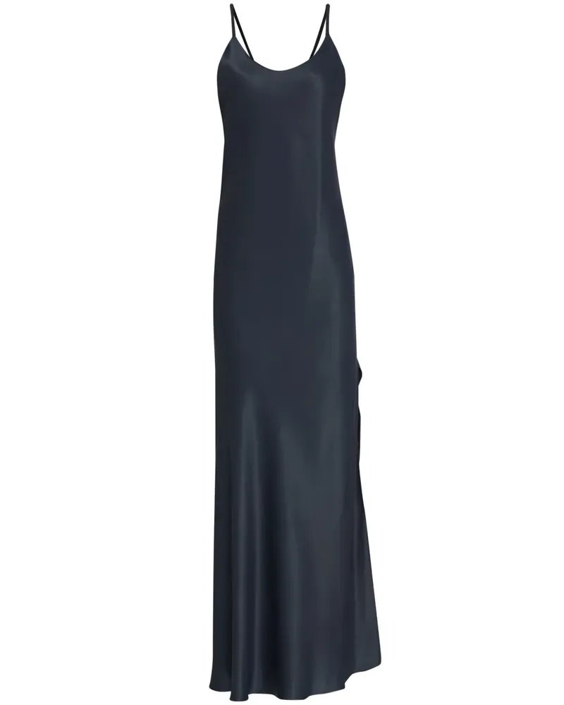 Gloria Coelho Maxikleid mit Spaghettiträgern - Blau Blau