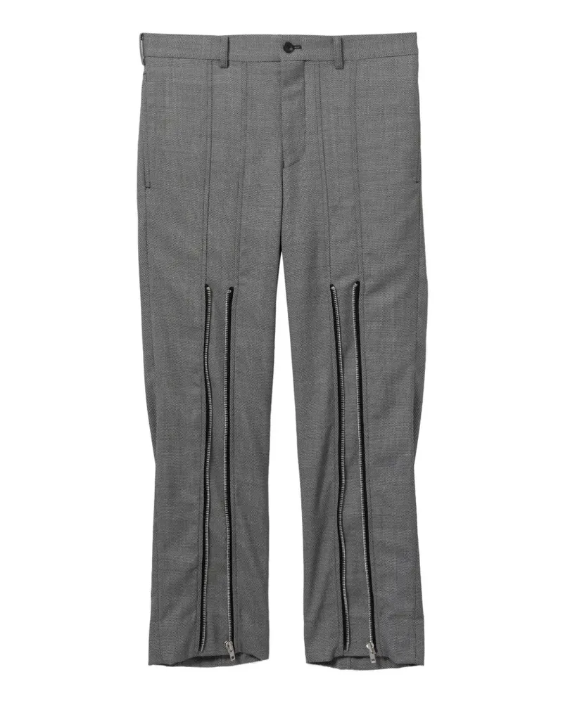Comme des Garçons Hose mit Reißverschluss - Grau Grau