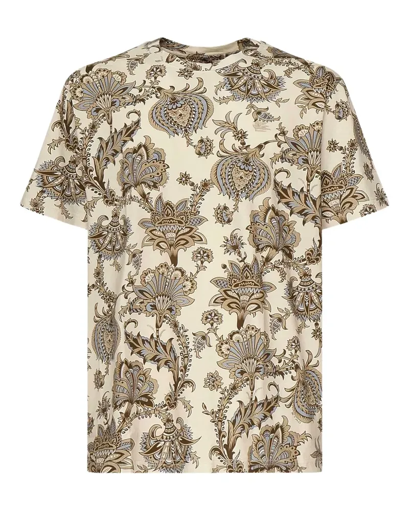 Etro T-Shirt mit Paisleymuster - Nude Nude